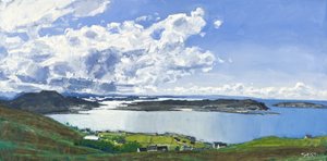 Altandhun takana, 2011 (öljy kankaalle) tekijältä Charles Simpson