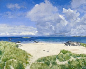 Iona North End, 2015 (öljy kankaalle) tekijältä Charles Simpson