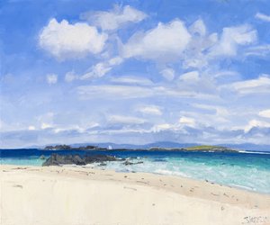 Kesätaivas, Iona, 2015 (öljy kankaalle)