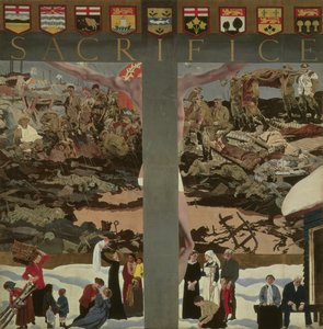 Sacrifice, n.1918 (öljy)