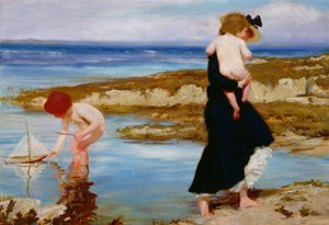 Huonekalut ja erilaiset esineet 1100- ja 1300-luvuilta tekijältä Charles Sims