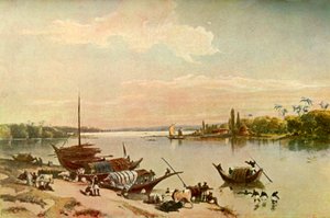 Barrackpur - Gangesilla Kalkutan lähellä, 1840-luku, 1901.