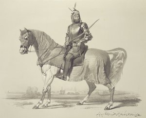 Panjab: Auguste Francois Labyn (1784-1860) 1847 kaiverrettu teos "Recollections of India", levy 13.