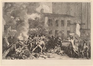 Bastillen myrsky 14. heinäkuuta 1789 tekijältä Charles Thevenin