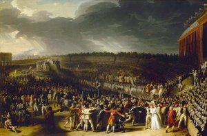 El Festival de la Federació al Camp de Mart el 14 de juliol de 1790, 1792.