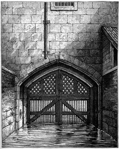 Traitors Gate, Lontoon Tower, 1801, 1893.