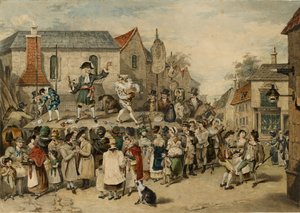 Messut Woodstockissa, 1838 tekijältä Charles Turner