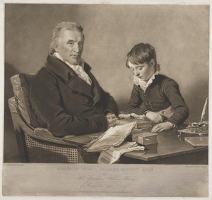 Francis Noel Clark Mundy ja hänen pojanpoikansa William tekijältä Charles Turner