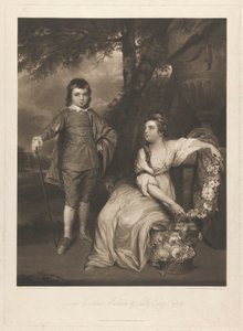 George varakreivi Malden ja lady Elizabeth Capel tekijältä Charles Turner