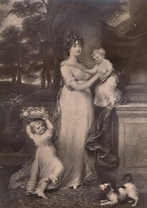 Maria Scott-Waring ja hänen tyttärensä, n. 1804 1894 tekijältä Charles Turner