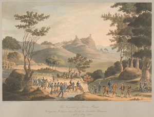Nro 9: Pina Macorin raja-alue. Portugalilaiset joukot marssilla kohti Costello Brancoa, 18. toukokuuta 1811