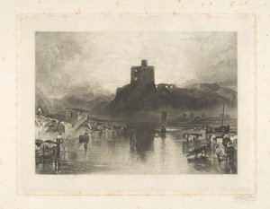 Norhamin linna Tweed-joen varrella tekijältä Charles Turner
