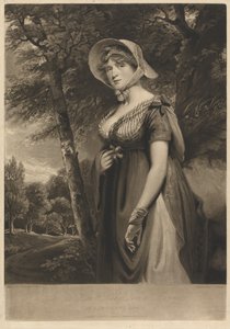 Arvoisa Lady Louisa Manners talonpoikaisasussa tekijältä Charles Turner