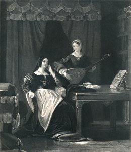 Kuningatar Katherine King Henry VIII, 1870 tekijältä Charles W. Sharpe