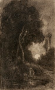 Uimarit kuunvalossa tekijältä Charles Walter Stetson