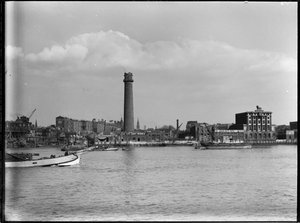 Shot Tower ja Lead Works, Belvedere Road, Lambeth, Greater London Authority, 1936. tekijältä Charles William Prickett
