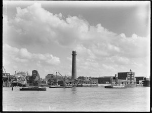Shot Tower ja Lead Works, Belvedere Road, Lambeth, Greater London Authority, 1936. tekijältä Charles William Prickett