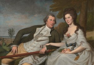 Benjamin ja Eleanor Ridgely Laming tekijältä Charles Willson Peale