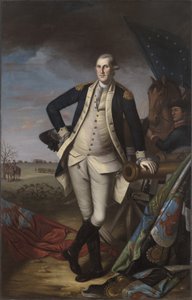 George Washington Princetonin taistelussa 1781 tekijältä Charles Willson Peale