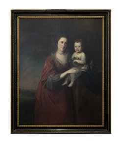 Mary Norris Dickinson ja hänen tyttärensä tekijältä Charles Willson Peale