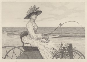Nimetön (nainen vaunuissa) tekijältä Charles X. Harris