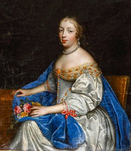 Louise-Antoinette de la Chatren muotokuva. Öljy kankaalle. tekijältä Charles and Henri Beaubrun