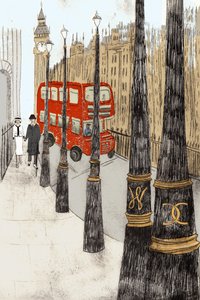 Westminster Love, 2014 (kuivapisteetsaus ja digitaalinen) tekijältä Charlotte Orr