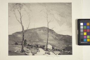 House In The Hills (muste) tekijältä Chauncey Foster Ryder