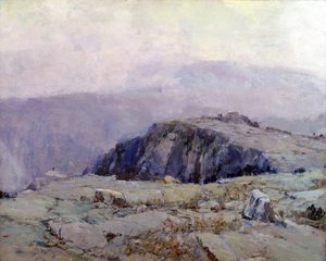 Kalliomaisema (öljy kankaalle) tekijältä Chauncey Foster Ryder