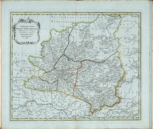 Vjatkan kuvernöörin yleinen kartta, 1791.