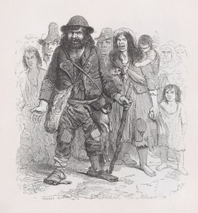 Mustalaiset Bérangerin täydellisistä teoksista, 1836. tekijältä Cherrier