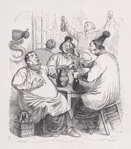 Seurakunnan laulajat Bérangerin täydellisistä teoksista, 1836. tekijältä Cherrier