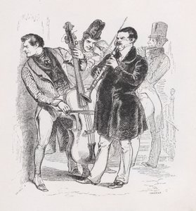 Hääyö Bérangerin täydellisistä teoksista, 1836. tekijältä Cherrier