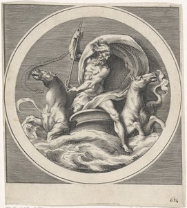 Neptunus Jumalat ja jumalattaret (kopiot) (sarjan nimi) tekijältä Cherubino Alberti (possibly)