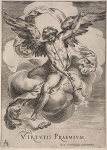 Allegorinen hahmo: Hyveen palkinto, 1628.