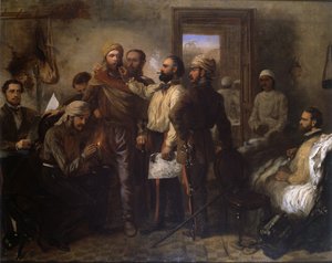 Thomas Henry Kavanagh VC (1821-82) naamioituneena intiaanien kapinan aikana Lucknowin piirityksessä, 9. marraskuuta 1857, n. 1860