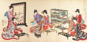 Chiyoda Castle Album of Women, 1895., 1895. tekijältä Chikanobu Yoshu