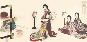 Chiyoda Castle Album of Women, 1895., 1895. tekijältä Chikanobu Yoshu