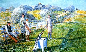Golfin peli tekijältä Childe Frederick Hassam