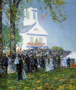 American Country Fair tekijältä Childe Frederick Hassam