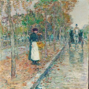 Autumn Boulevard, Pariisi (öljy kankaalle)