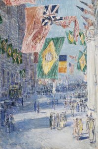 Avenue of the Allies: Brasilia, Belgia tekijältä Childe Frederick Hassam