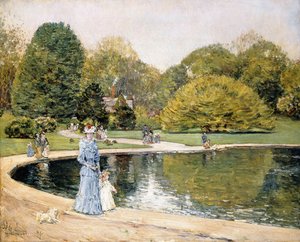 Keskuspuisto tekijältä Childe Frederick Hassam