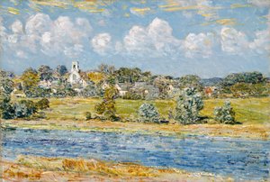 Maisema Newfieldsissä, New Hampshiressa tekijältä Childe Frederick Hassam