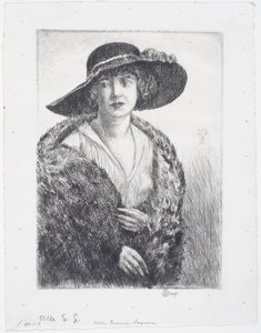Neiti Erminie Gagnon tekijältä Childe Frederick Hassam