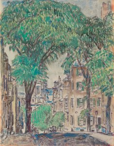 Mount Vernon Street, Boston tekijältä Childe Frederick Hassam