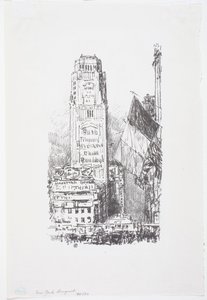 New Yorkin kukkakimppu tekijältä Childe Frederick Hassam