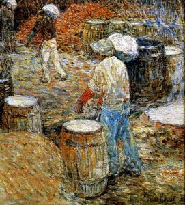 New York, Hod Carriers tekijältä Childe Frederick Hassam
