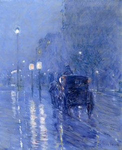 Rainy Midnight, 1890-luvun loppu (öljy kankaalle)