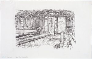 Spar Shop, Gloucester tekijältä Childe Frederick Hassam